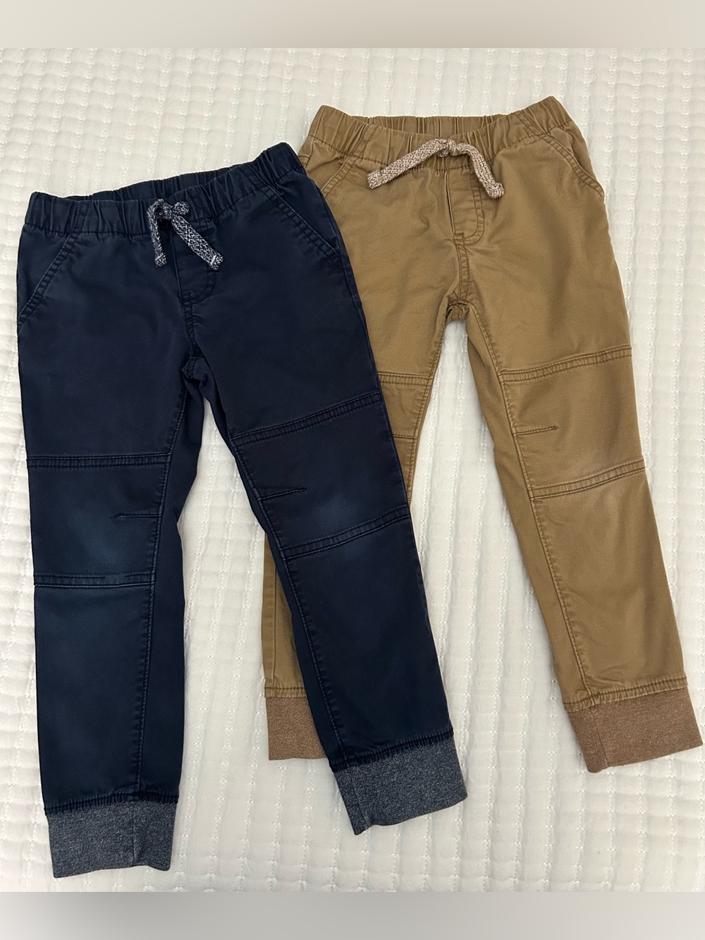 Cat & Jack Boys' Jogger Pants in Navy and Khaki Size 4T